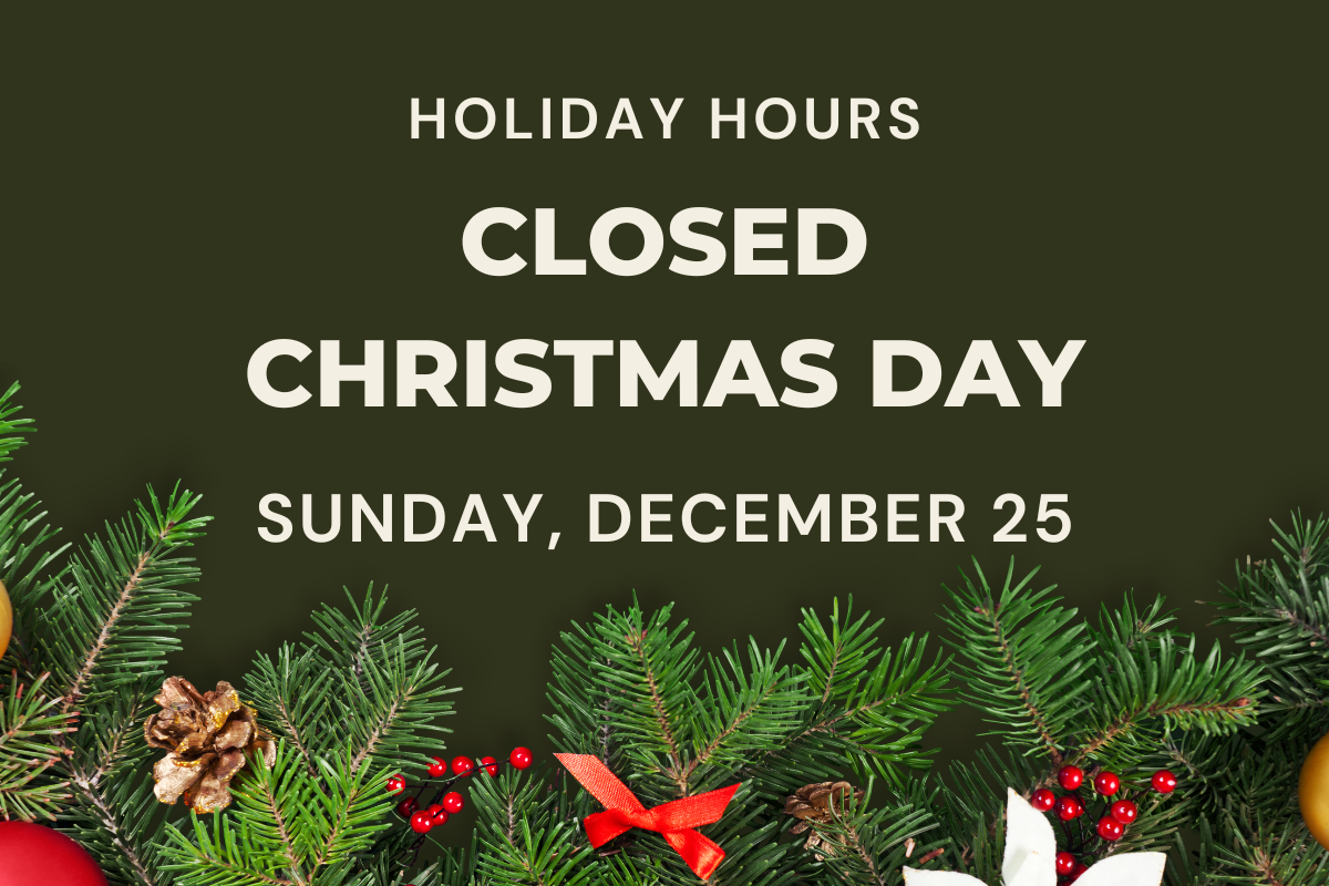 Holiday Hours - Dec 24 & 25 - Glacier Ice Rink